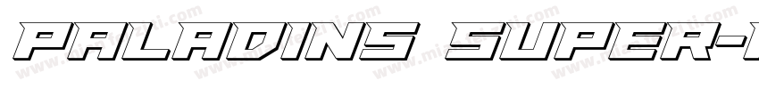 Paladins Super-Italic字体转换
